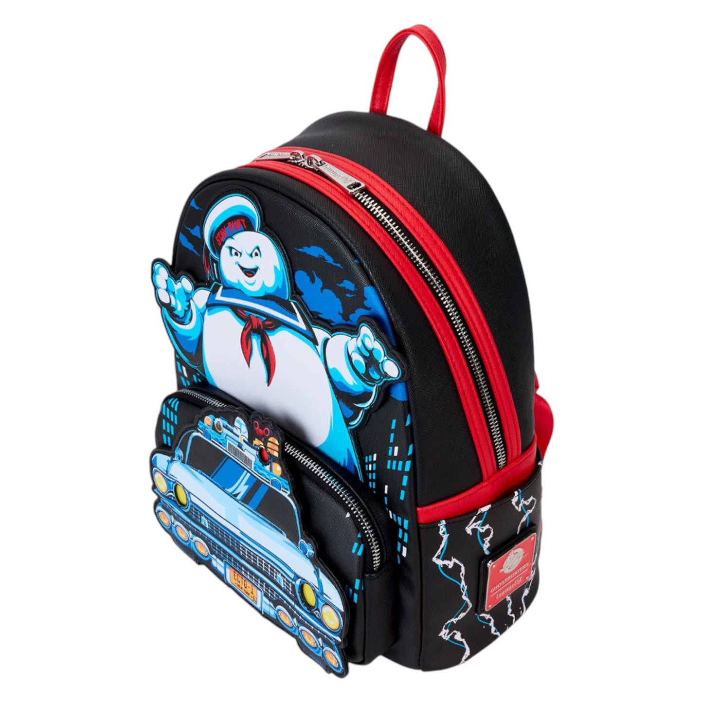 Loungefly New Ghostbusters Stay Puft Marshmallow Man Chase Mini-Backpack