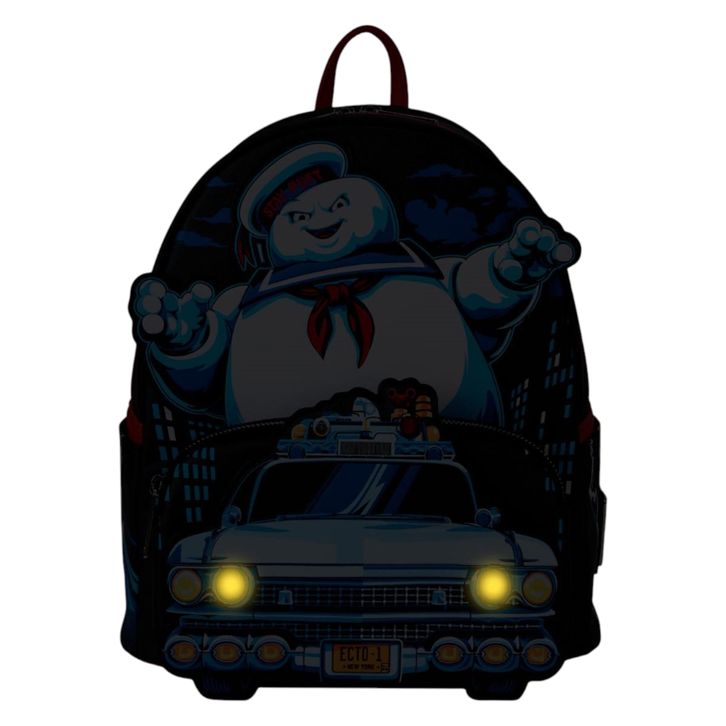 Loungefly New Ghostbusters Stay Puft Marshmallow Man Chase Mini-Backpack