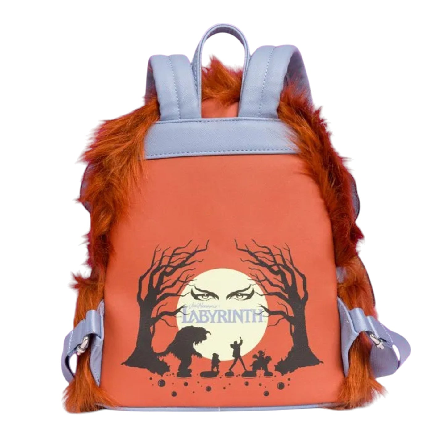 Loungefly Labyrinth Ludo Cosplay Mini Backpack with "Labyrith" text on a white background 