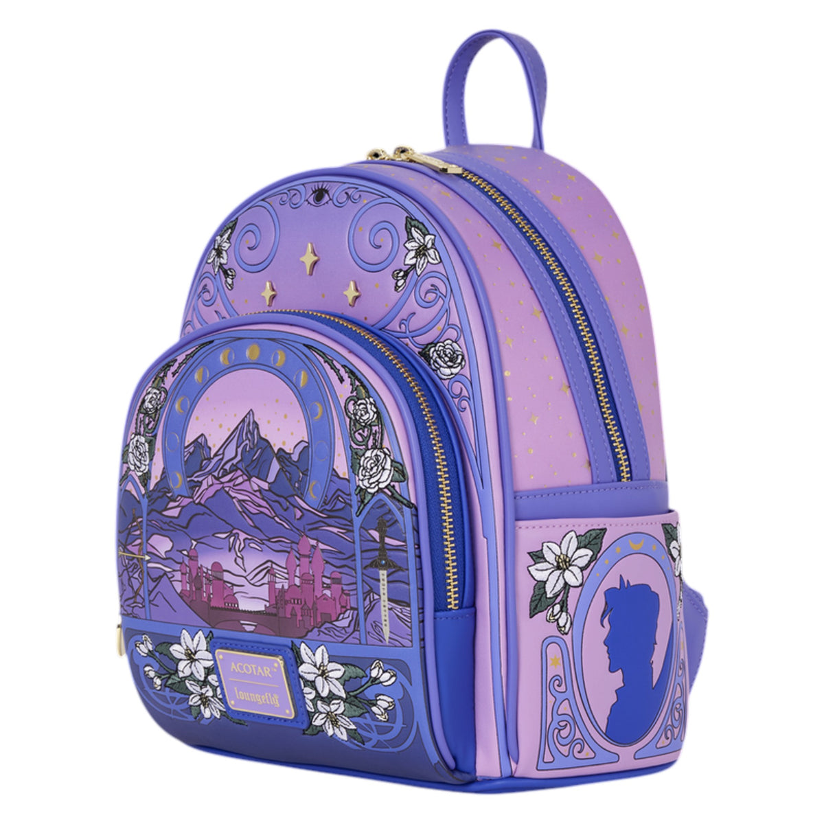 Loungefly New A Court of Thorns and Roses Ramiel Mountain Jasmine Scented Mini Backpack