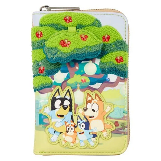Loungefly New Bluey Backyard Zip Around Wallet