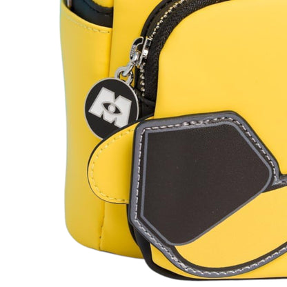 Yellow Monsters Inc CDA bag with black and gray accents and a logo on a white background