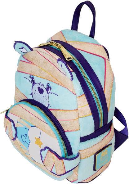 Care Bears x Universal Monsters Bedtime Bear Mummy Mini Backpack with Care Bear character wrapped as a mummy on a white background