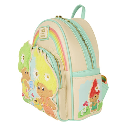 Loungefly New Classic Good Luck Trolls Plush Glitter Mini Backpack
