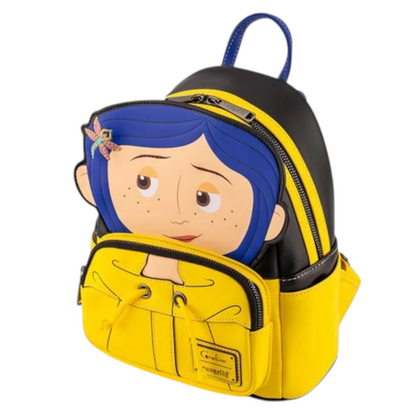 Loungefly New Coraline Raincoat Cosplay Mini Backpack