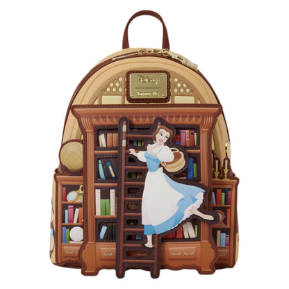 Loungefly Vault D23 Exclusive Beauty and the Beast Belle Book Shop Mini Backpack