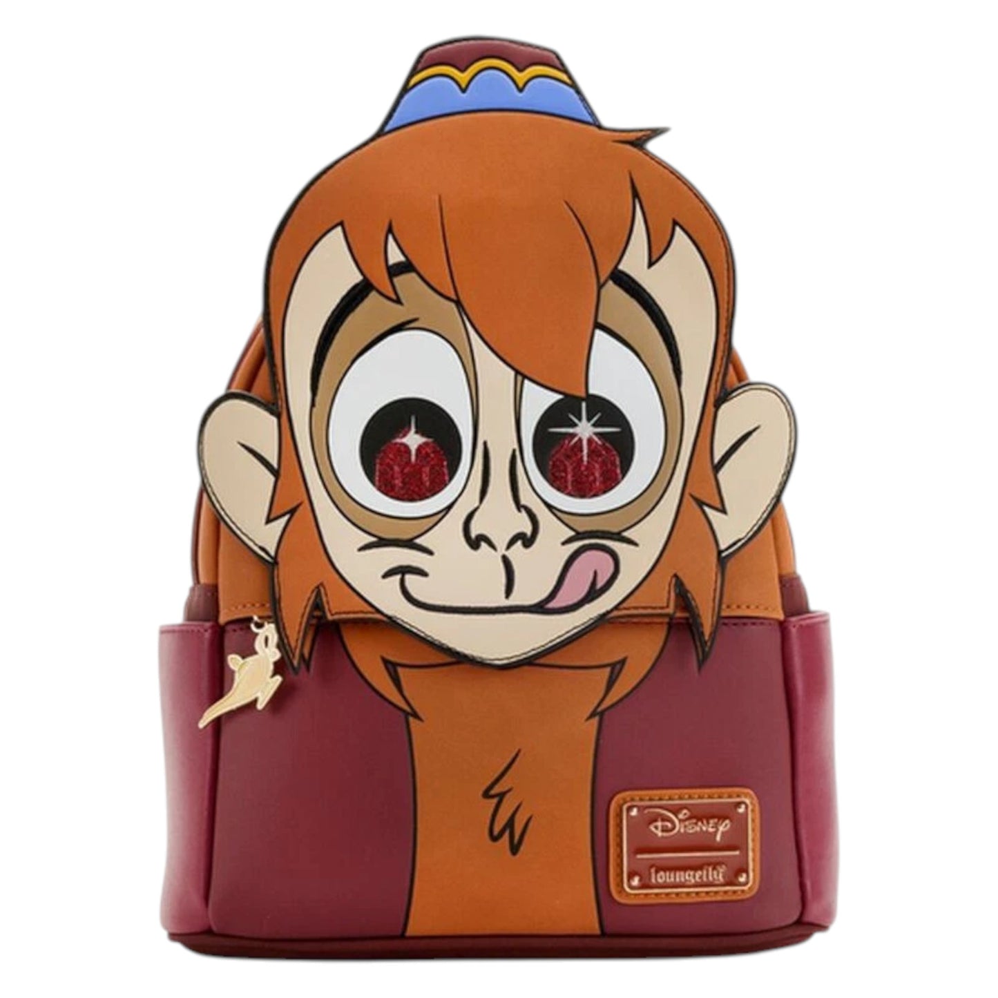 Loungefly Vault Disney Aladdin 30th Anniversary Abu Cosplay Mini Backpack