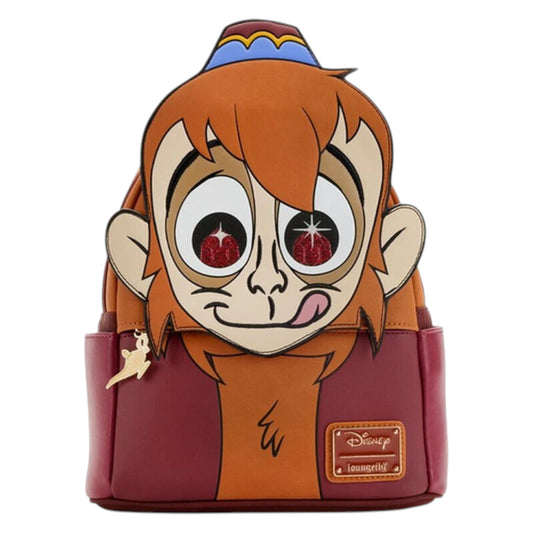 Loungefly Vault Disney Aladdin 30th Anniversary Abu Cosplay Mini Backpack