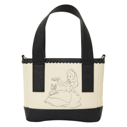 Loungefly New Disney Alice in Wonderland Mini Tote Crossbody Bag