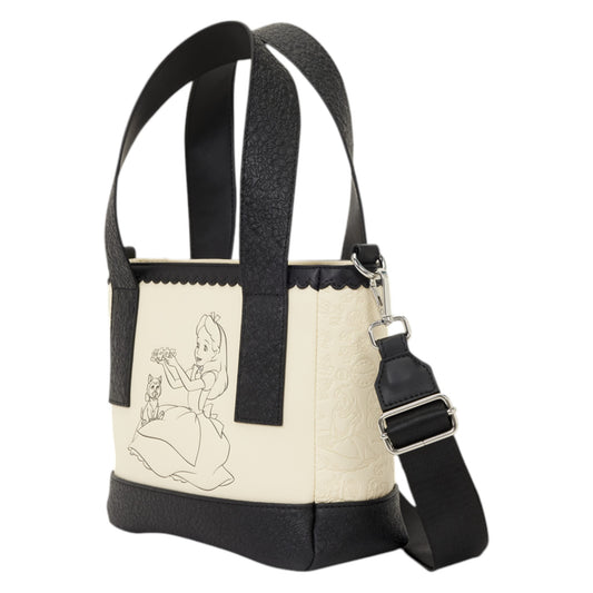 Loungefly New Disney Alice in Wonderland Mini Tote Crossbody Bag