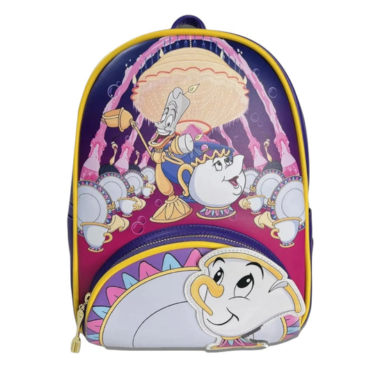 Loungefly Beauty and the Beast Be Our Guest Mini Backpack