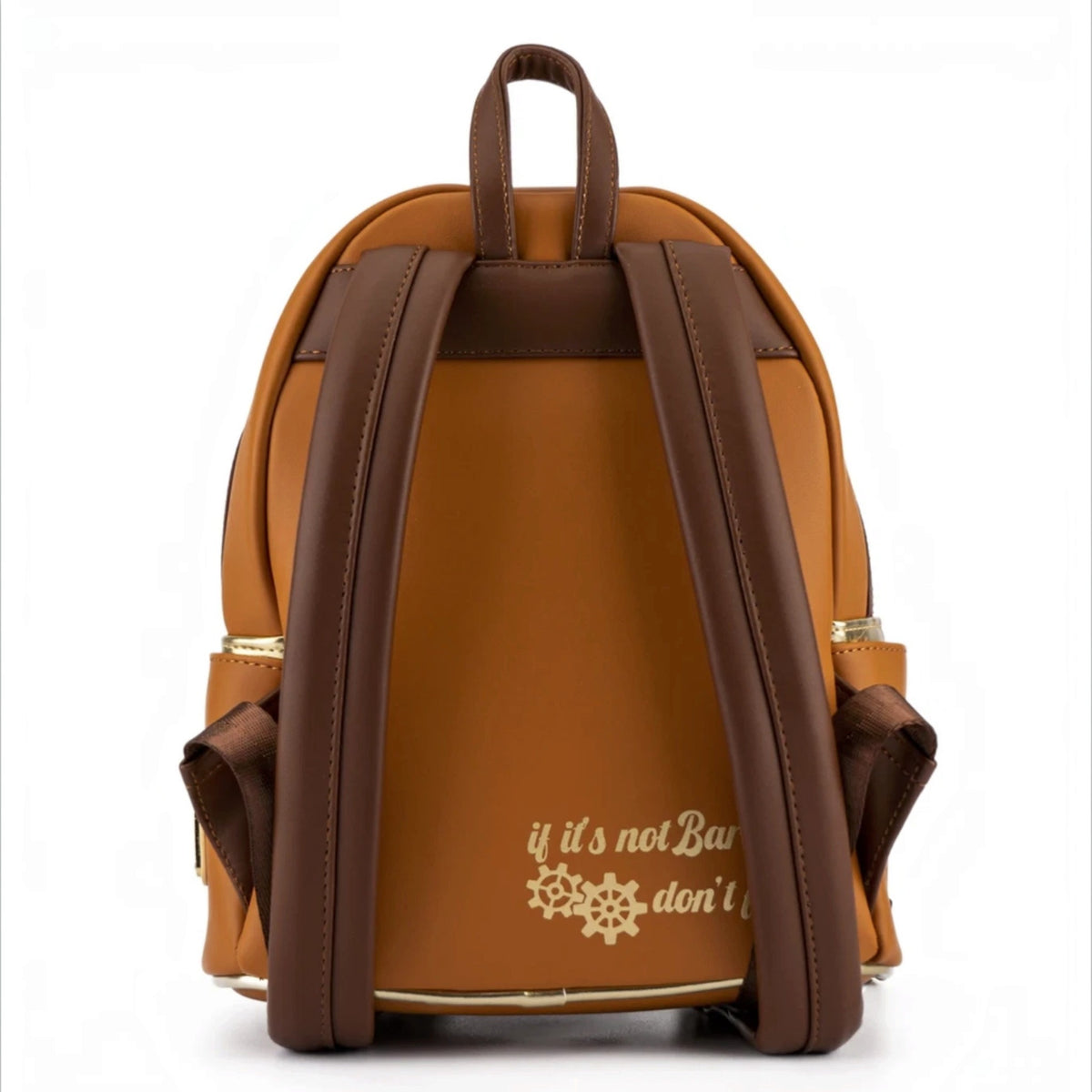 Loungefly Vault LACC 2021 Disney Beauty And The Beast Cogsworth Cosplay Mini Backpack & Wallet Set