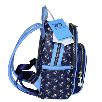 Loungefly Vault D23 Gold Member 2026 Disney Oswald Lucky Rabbit Mini Backpack & Ears