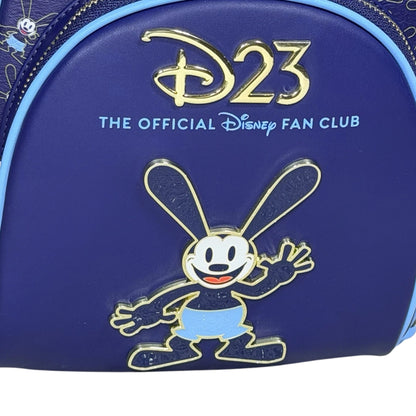 Loungefly Vault D23 Gold Member 2026 Disney Oswald Lucky Rabbit Mini Backpack & Ears