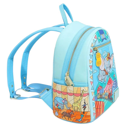 Loungefly Vault Disney Dumbo Stained Glass Portrait Mini Backpack