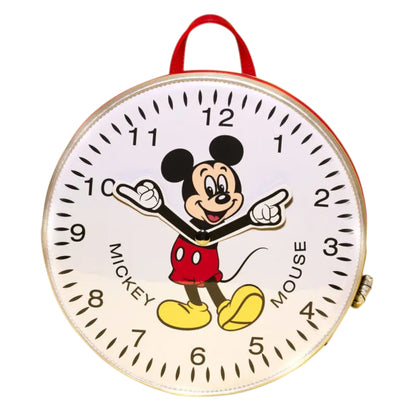 Loungefly Vault Disney Mickey Mouse Vintage Watch Figural Mini Backpack & Wallet Set