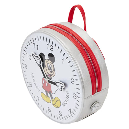 Loungefly Vault Disney Mickey Mouse Vintage Watch Figural Mini Backpack & Wallet Set