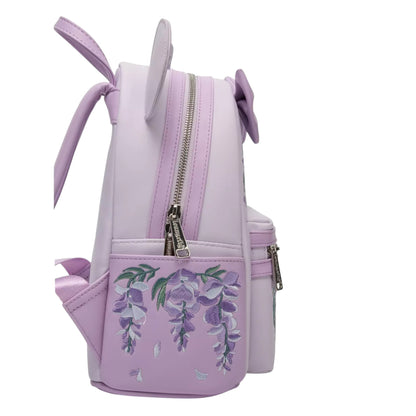 Loungefly Disney Minnie Mouse Wisteria Ears Floral Scented Mini Backpack