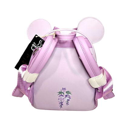 Loungefly Disney Minnie Mouse Wisteria Ears Floral Scented Mini Backpack