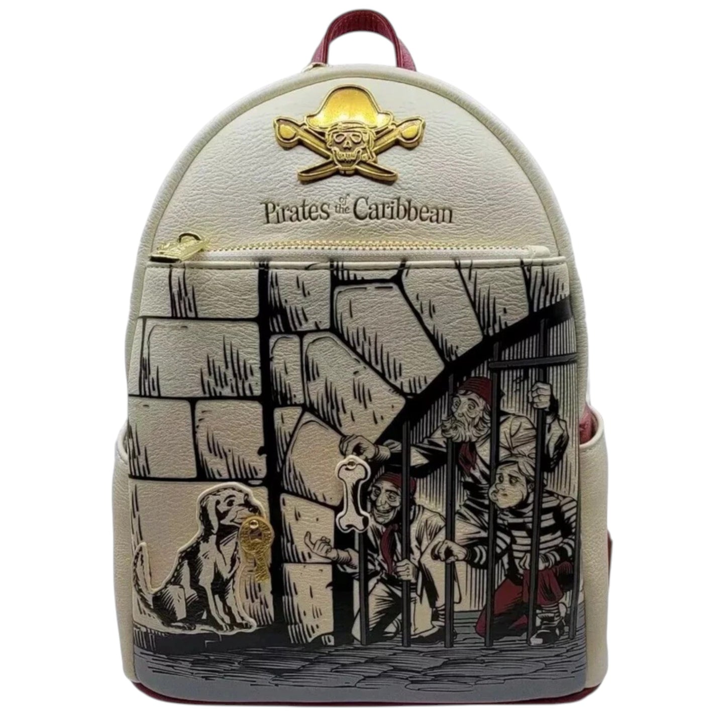 Loungefly Vault Disney Parks Pirates of the Caribbean Jail Scene Mini Backpack