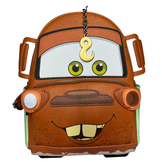 Loungefly Disney Pixar Cars Mater Cosplay Mini Backpack