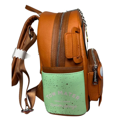 Loungefly Disney Pixar Cars Mater Cosplay Mini Backpack