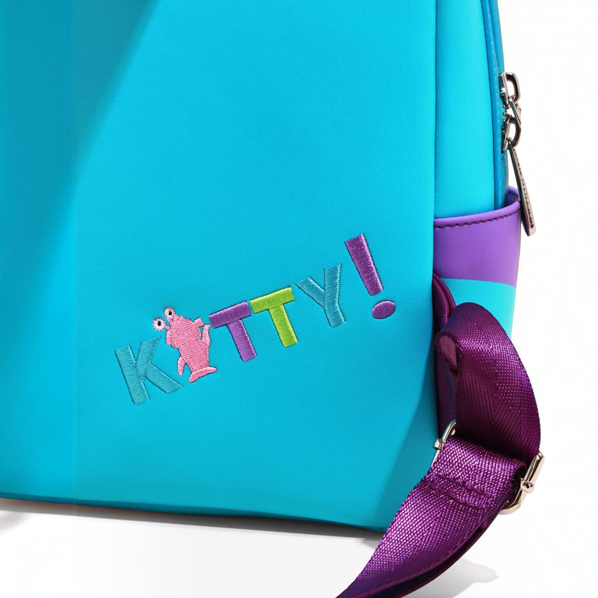 Loungefly Vault Disney Pixar Monsters, Inc. Sulley Mini Backpack with Boo Coin Purse