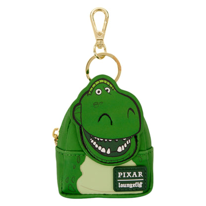 Loungefly Vault Disney Pixar Toy Story Rex Cosplay Mini Backpack, Wallet & Bag Charm Set