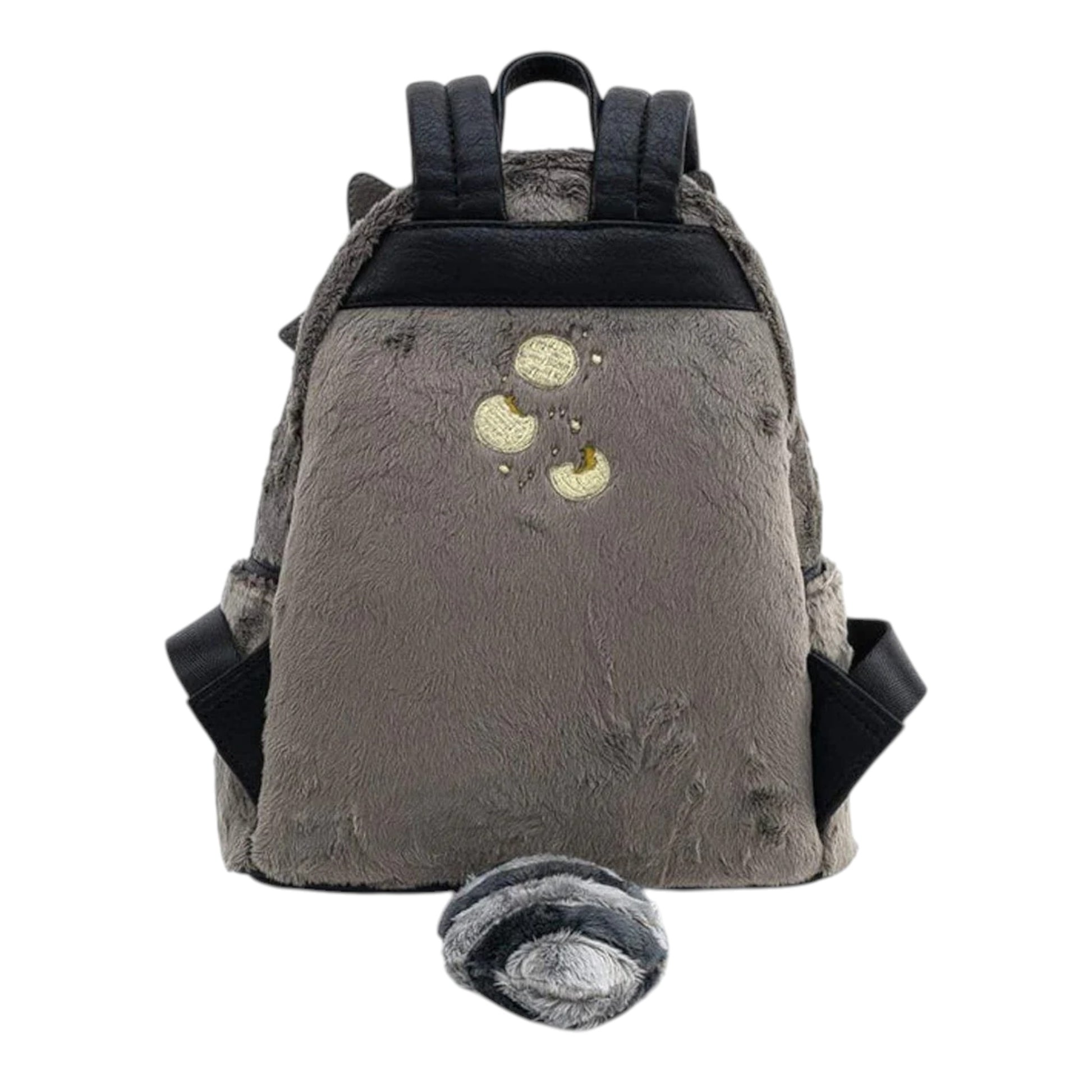 grey fluffy mini backpack Loungefly Vault Disney Pocahontas Meeko Fuzzy Mini Backpack – The Bag Dude