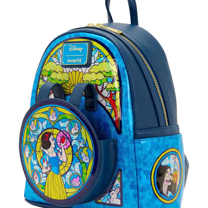 Loungefly Disney Princess Stained Glass Collection: Snow White Mini Backpack