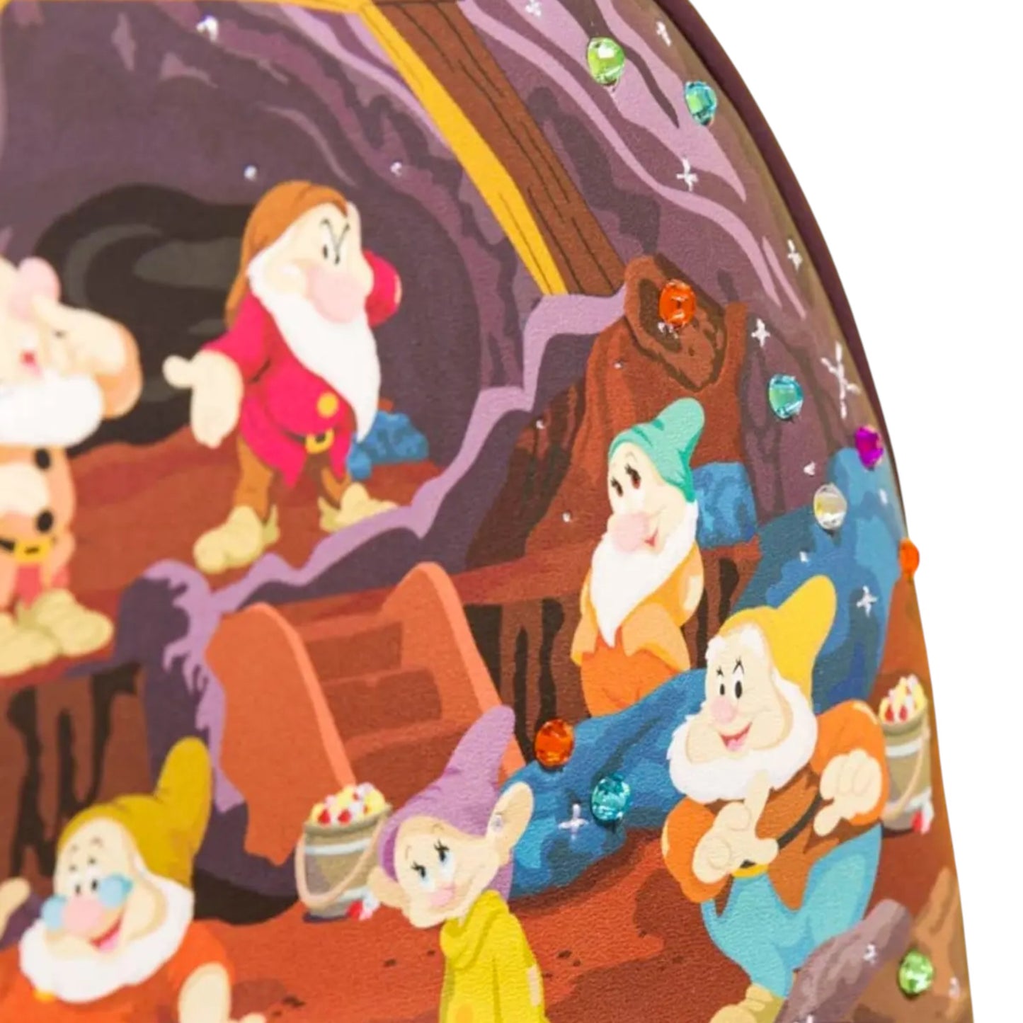Loungefly Vault Disney Seven Dwarfs Mine Cart Mini Backpack & Wallet Set