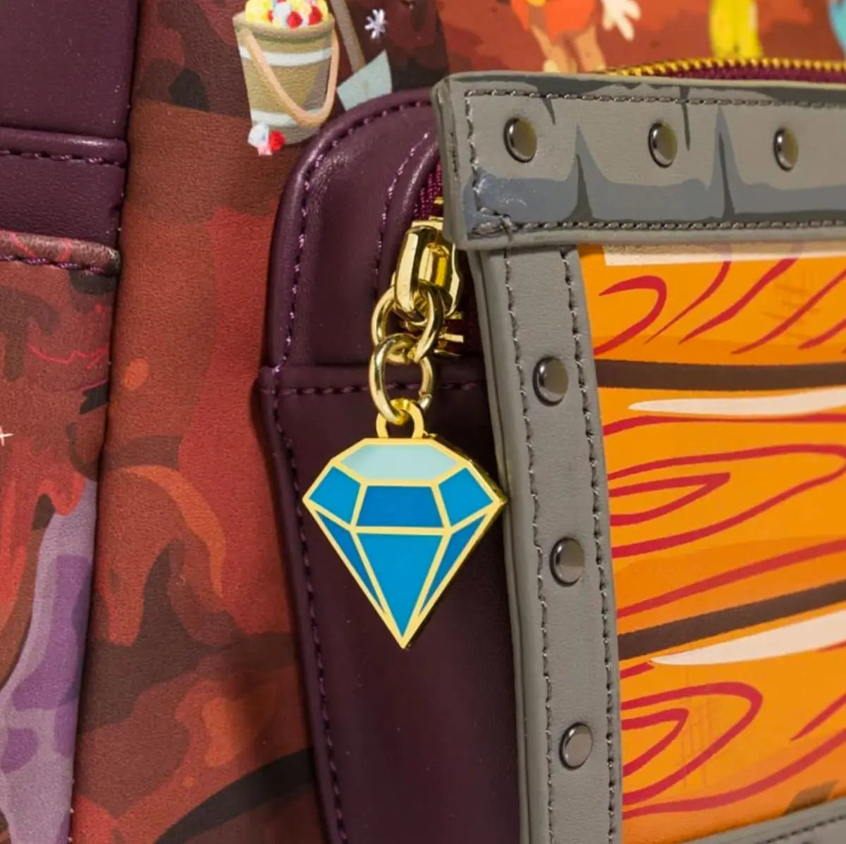 Loungefly Vault Disney Seven Dwarfs Mine Cart Mini Backpack & Wallet Set