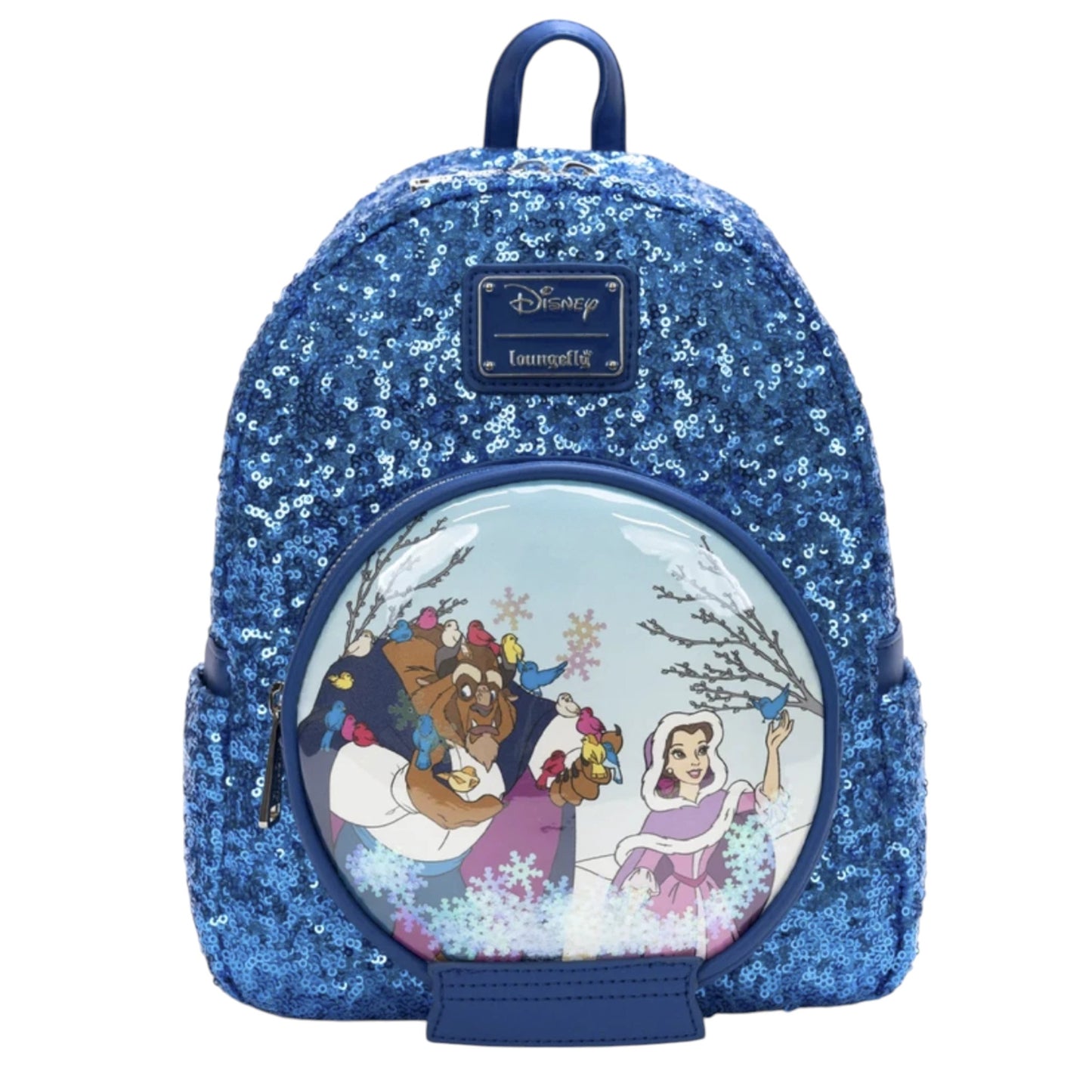 Loungefly Vault Disney Snow Globe Series Beauty and the Beast Mini Backpack