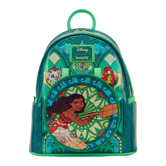 Loungefly Disney Stained Glass Moana Mini Backpack