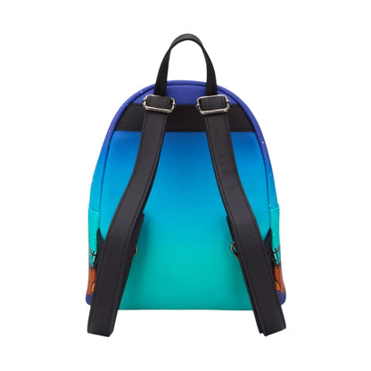 Loungefly Disney Stitch Pumpkin Glow In The Dark Mini Backpack and Wallet Bundle