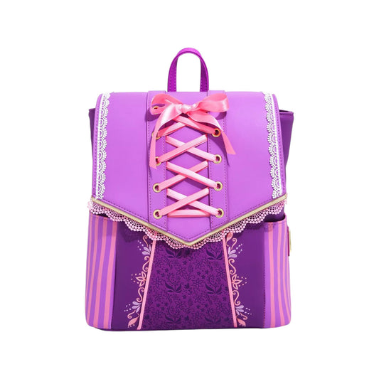 Loungefly Vault Disney Tangled Rapunzel Dress Cosplay Mini Backpack