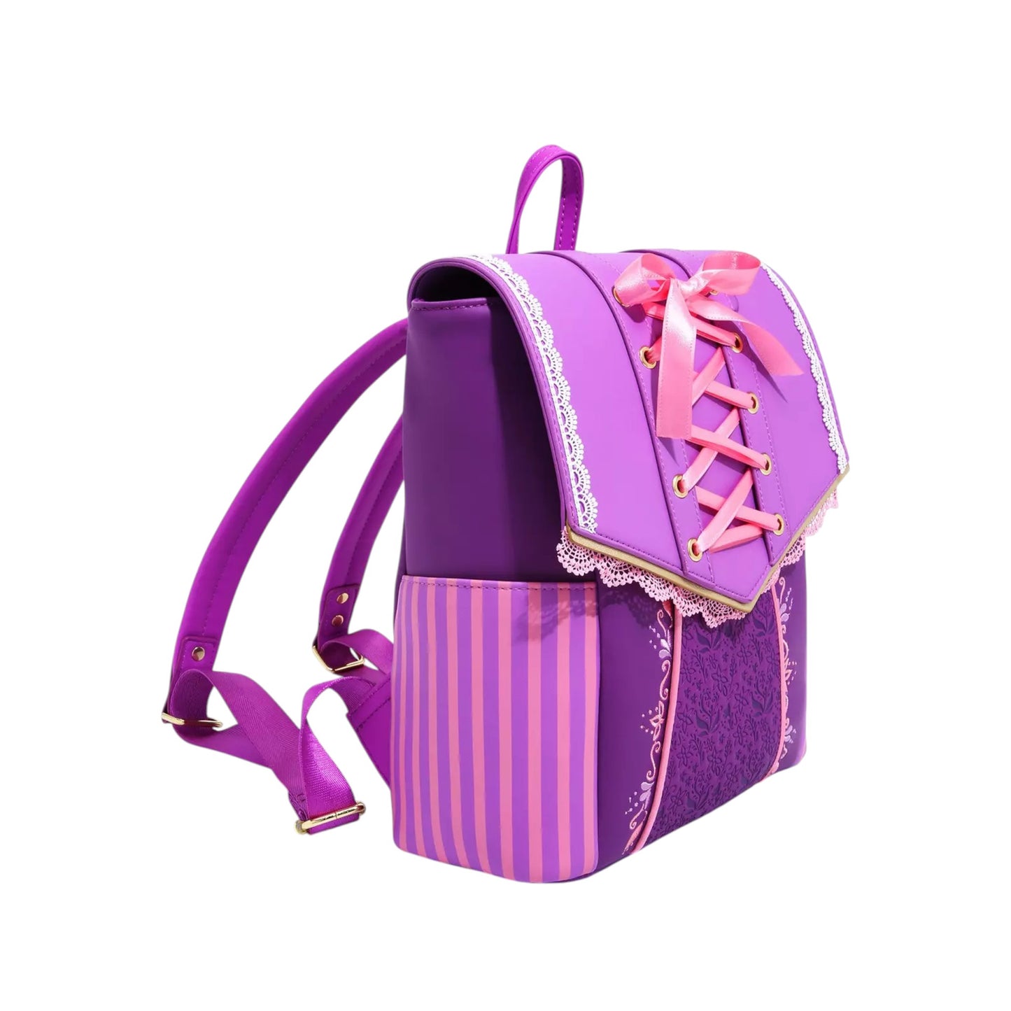 Loungefly Vault Disney Tangled Rapunzel Dress Cosplay Mini Backpack