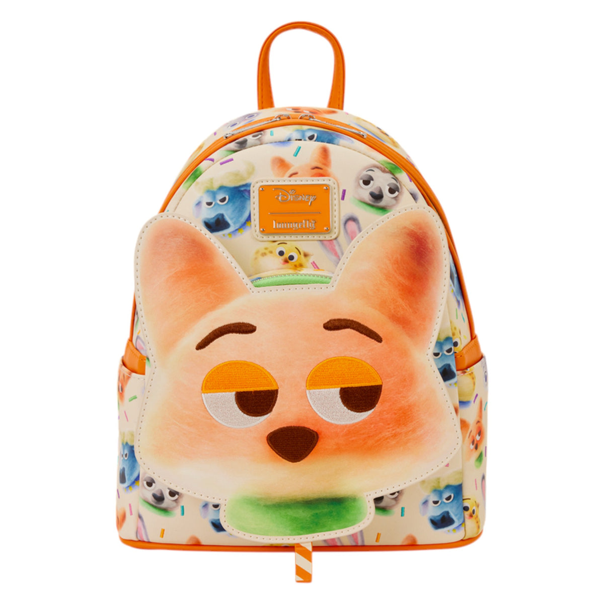 Loungefly New Disney Zootopia 2 Nick Wilde Cotton Candy Figural Mini Backpack