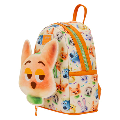Loungefly New Disney Zootopia 2 Nick Wilde Cotton Candy Figural Mini Backpack