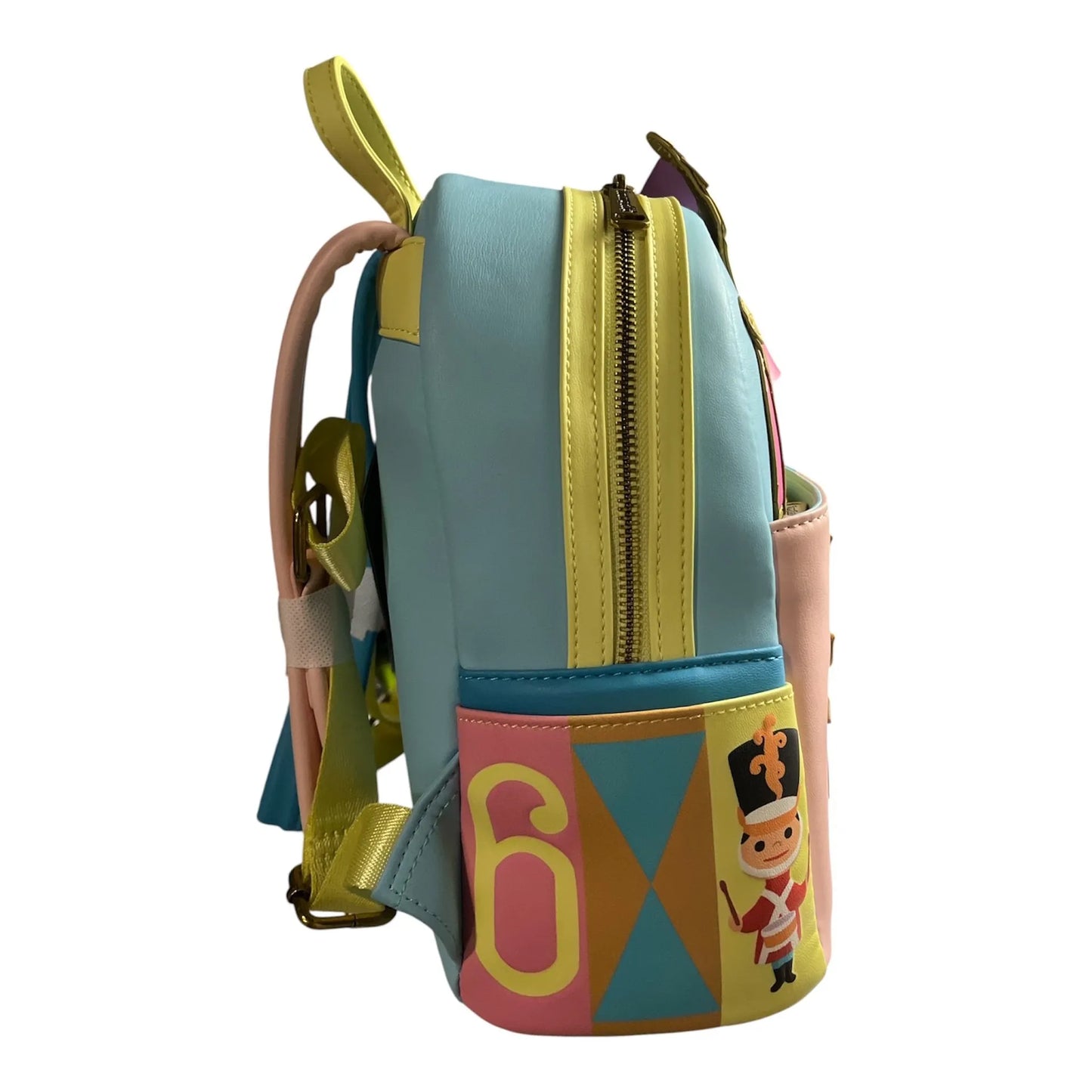 Loungefly Vault Disneyland Paris Small World Icon Mini Backpack