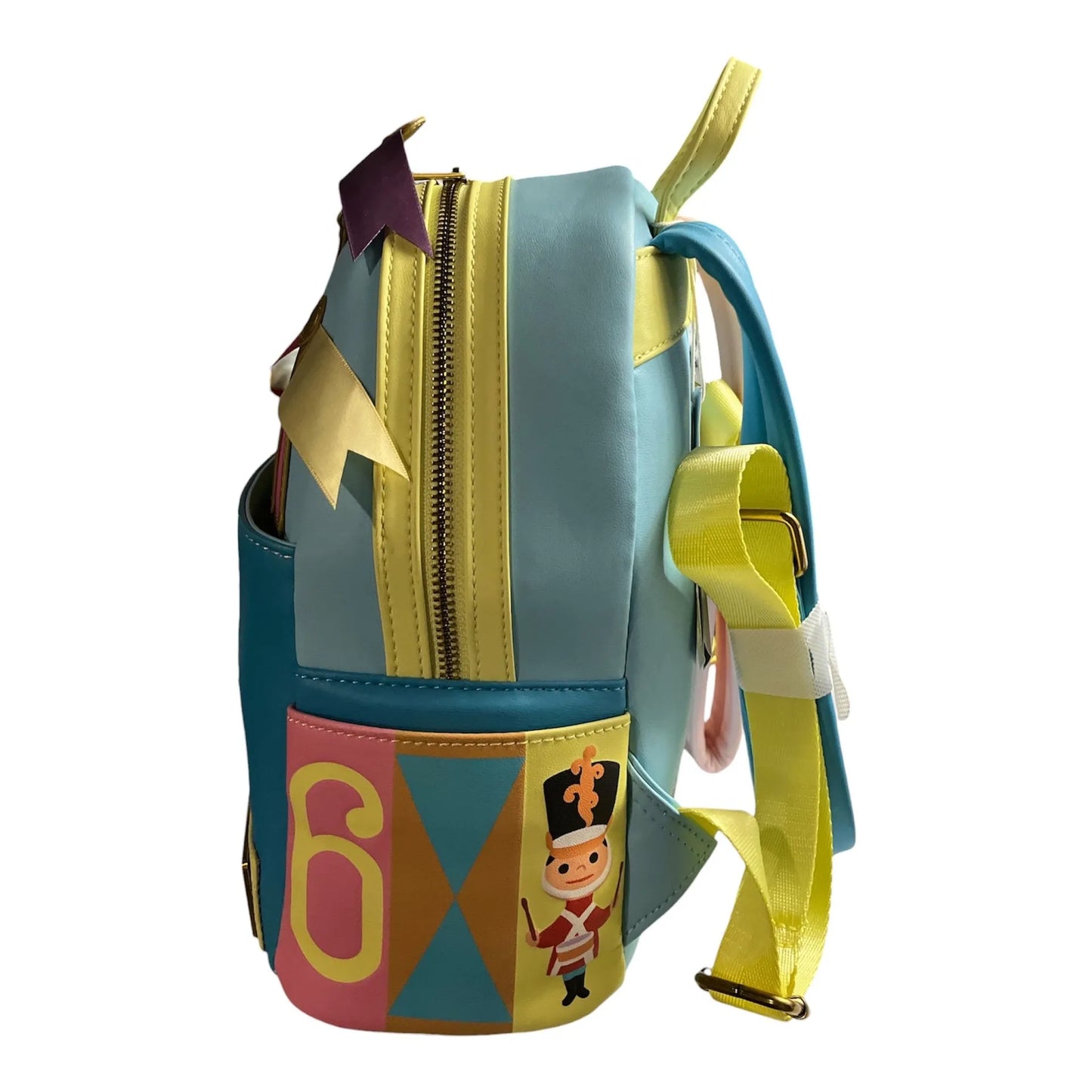 Loungefly Vault Disneyland Paris Small World Icon Mini Backpack