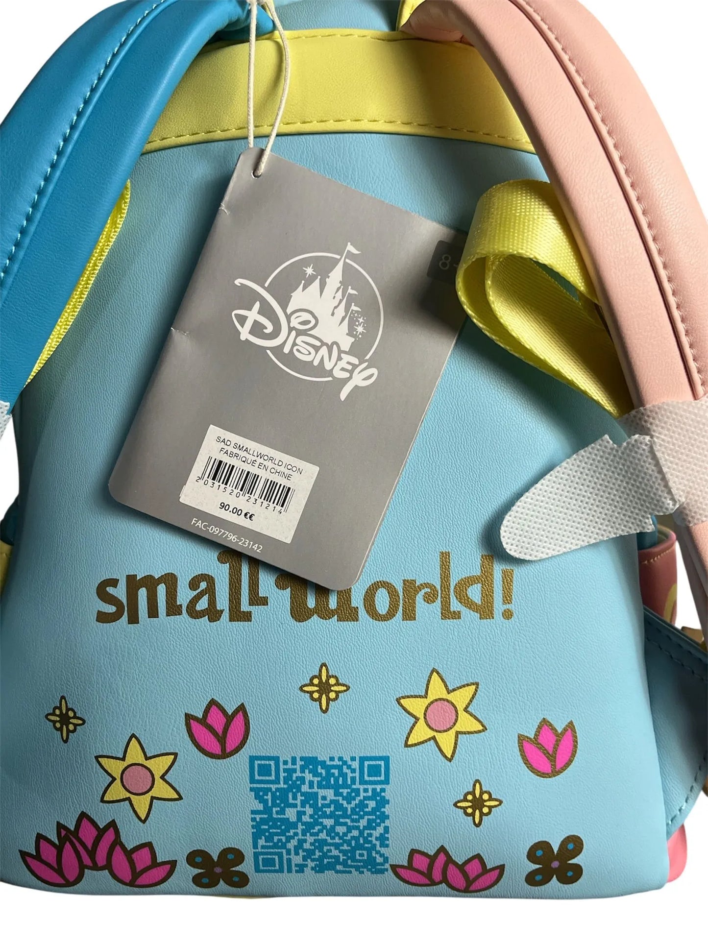 Loungefly Vault Disneyland Paris Small World Icon Mini Backpack
