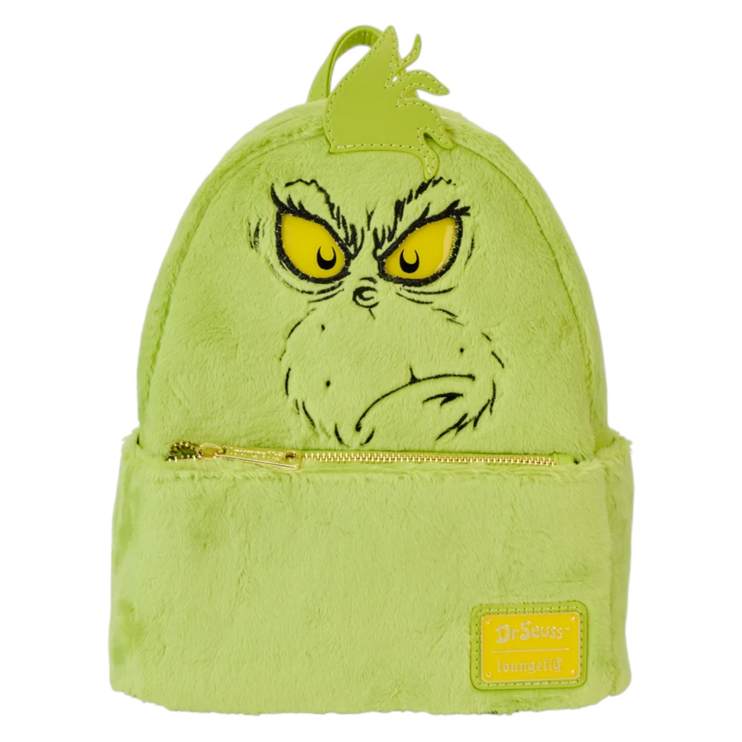 Loungefly New Dr. Seuss Plush Grinch Light-Up Cosplay Mini Backpack