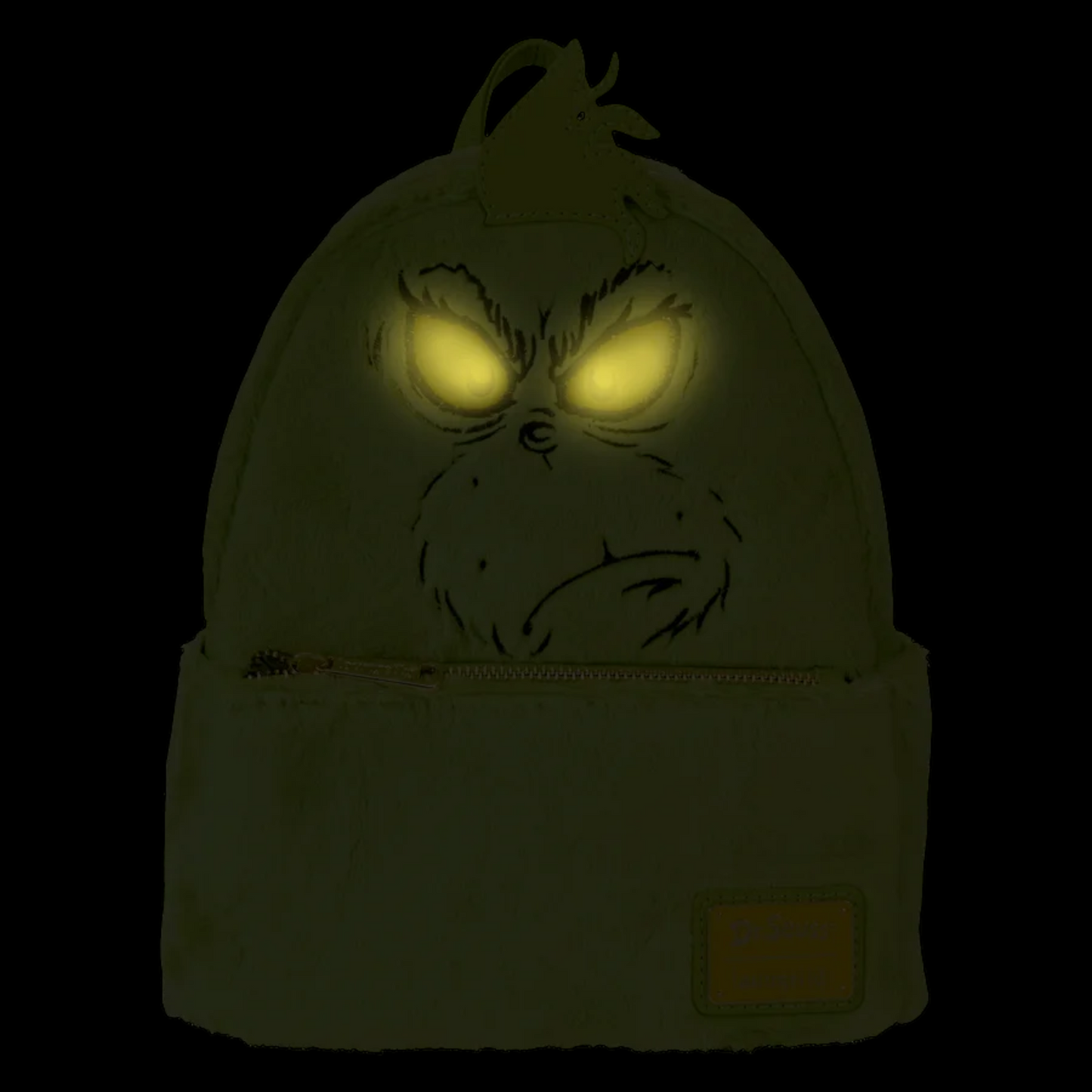 Loungefly New Dr. Seuss Plush Grinch Light-Up Cosplay Mini Backpack