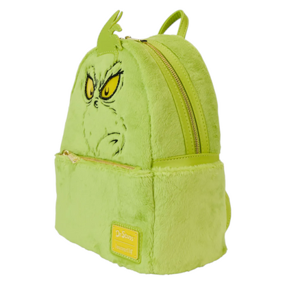 Loungefly New Dr. Seuss Plush Grinch Light-Up Cosplay Mini Backpack
