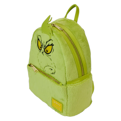 Loungefly New Dr. Seuss Plush Grinch Light-Up Cosplay Mini Backpack