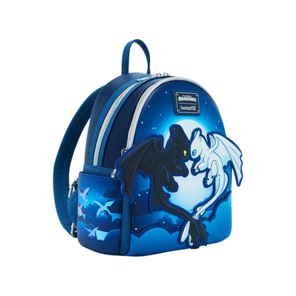 Loungefly DreamWorks How to Train Your Dragon Toothless & Light Fury Mini Backpack