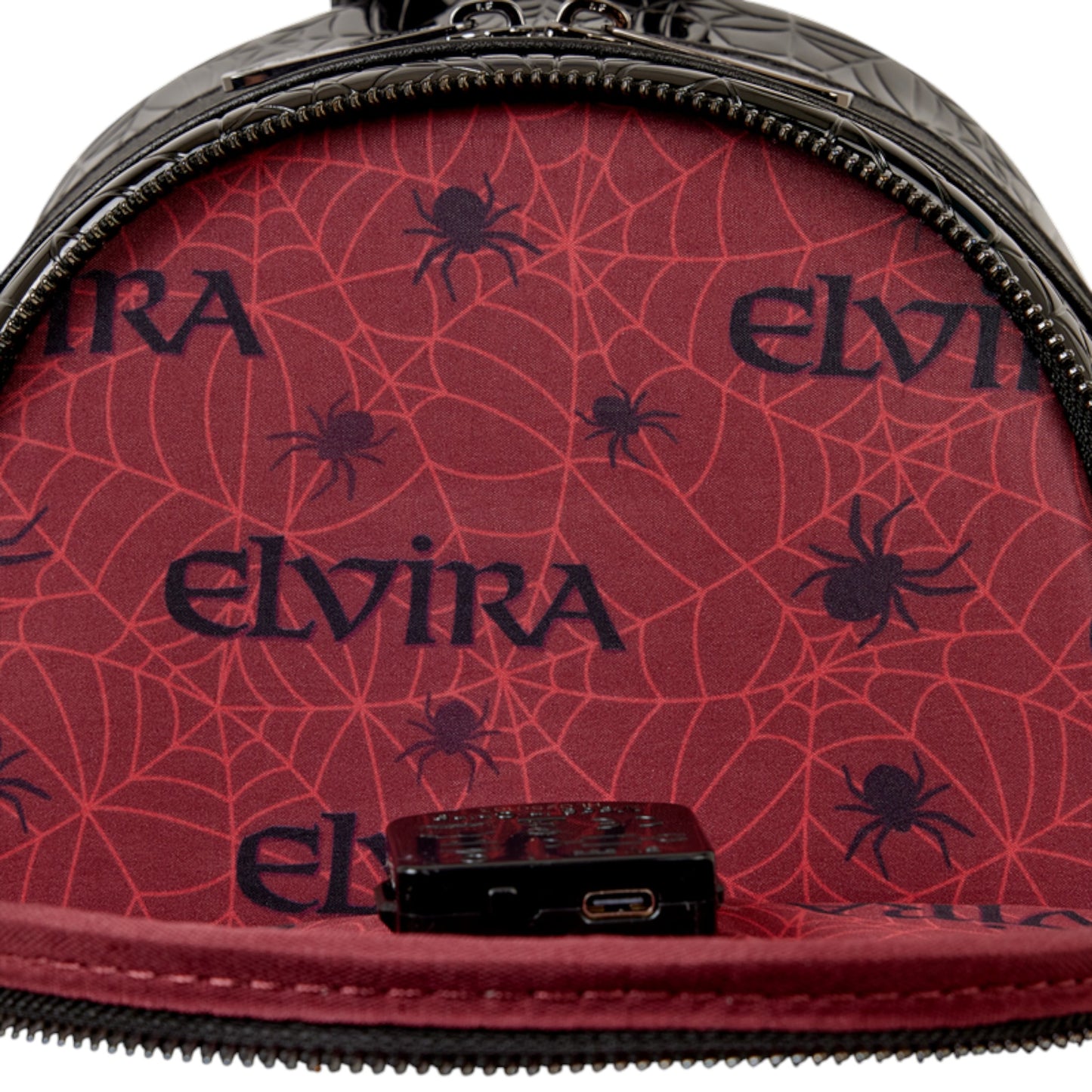 Loungefly Elvira Mistress Of The Dark Cosplay Light Up Mini Backpack