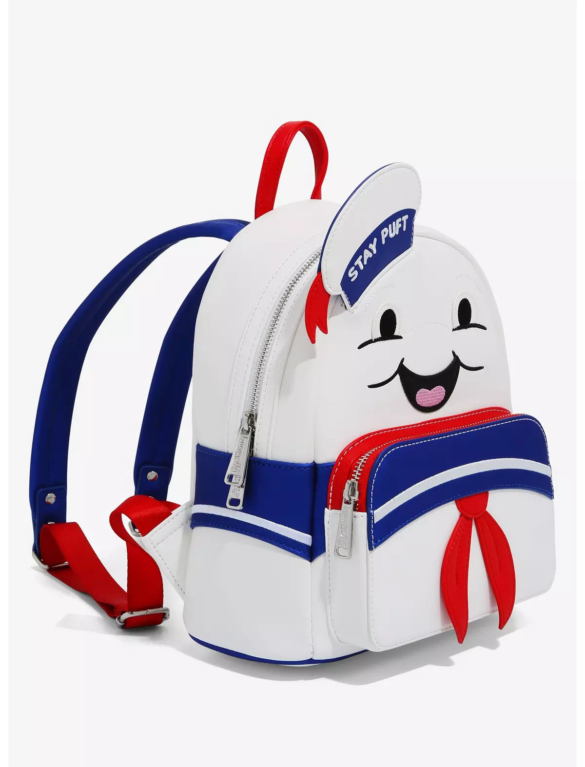 Loungefly Vault Ghostbusters Stay Puft Marshmallow Man Cosplay Mini Backpack