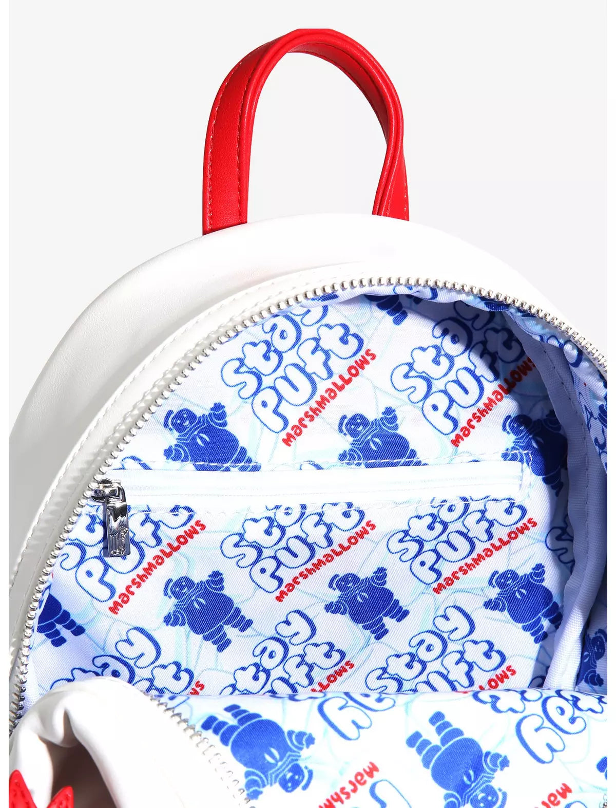Loungefly Vault Ghostbusters Stay Puft Marshmallow Man Cosplay Mini Backpack